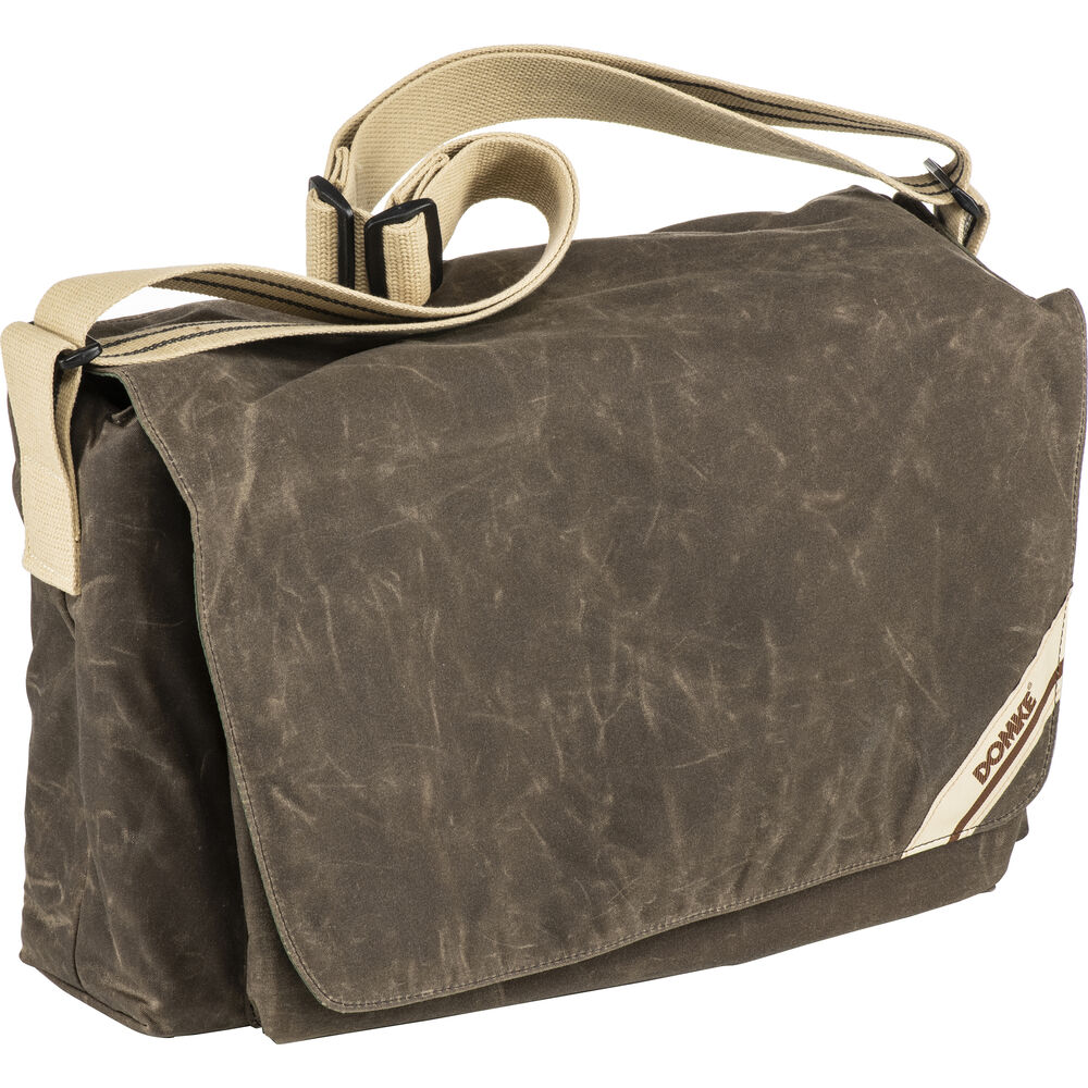 DOMKE Large Photo Courier Bag (Brown RuggedWear Waxed Canvas)