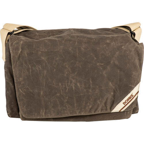 DOMKE Large Photo Courier Bag (Brown RuggedWear Waxed Canvas)