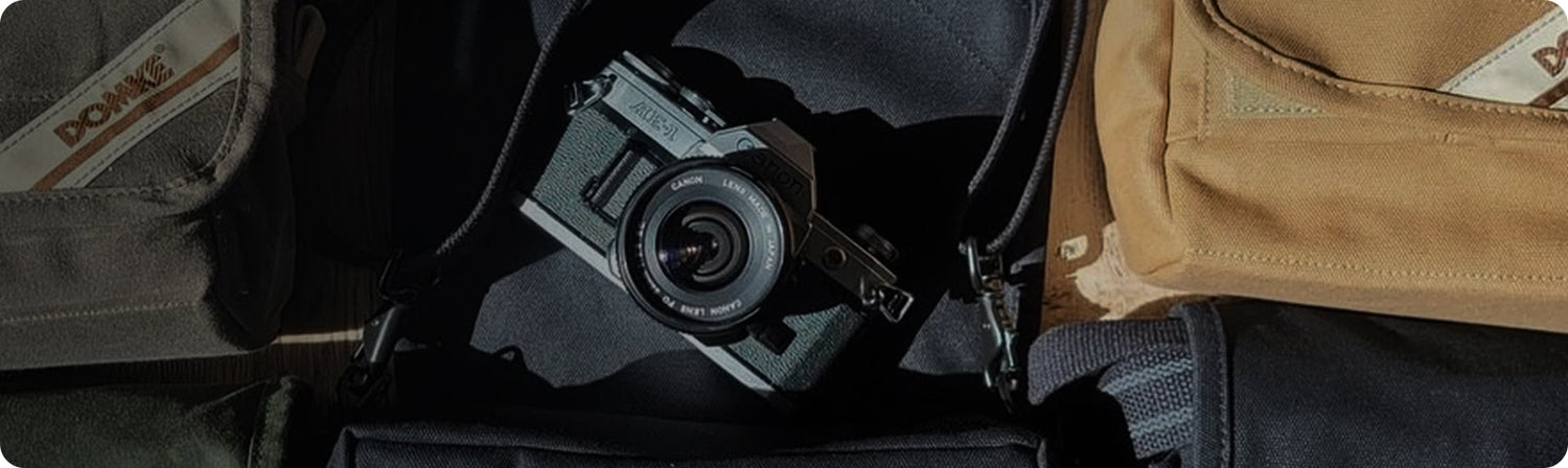 DOMKE Sling Bag and DOMKE Tech Pouch®