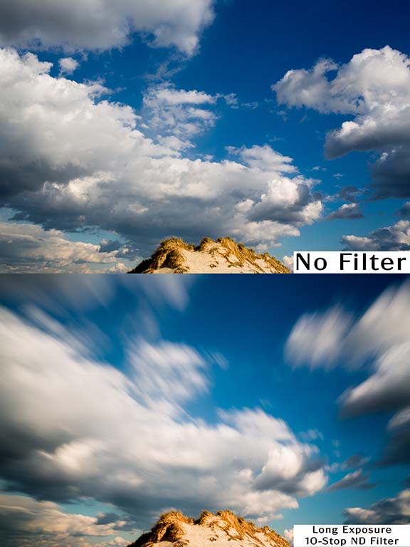 10-Stop Full Spectrum ND Hot Mirror Long Exposure Water White Glass Filter