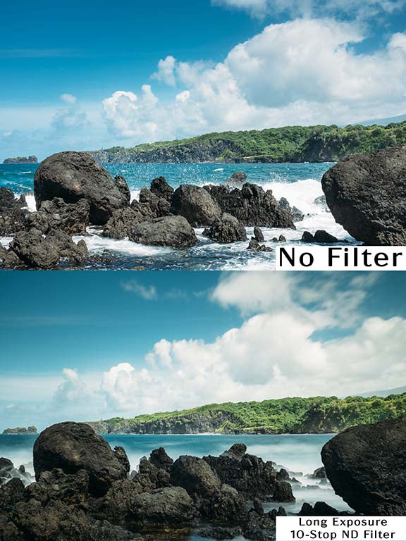 10-Stop Full Spectrum ND Hot Mirror Long Exposure Water White Glass Filter