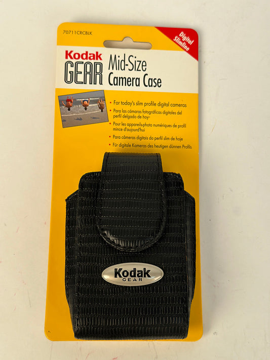 KODAK MID SIZE CAMERA CASE-CROCK BLK