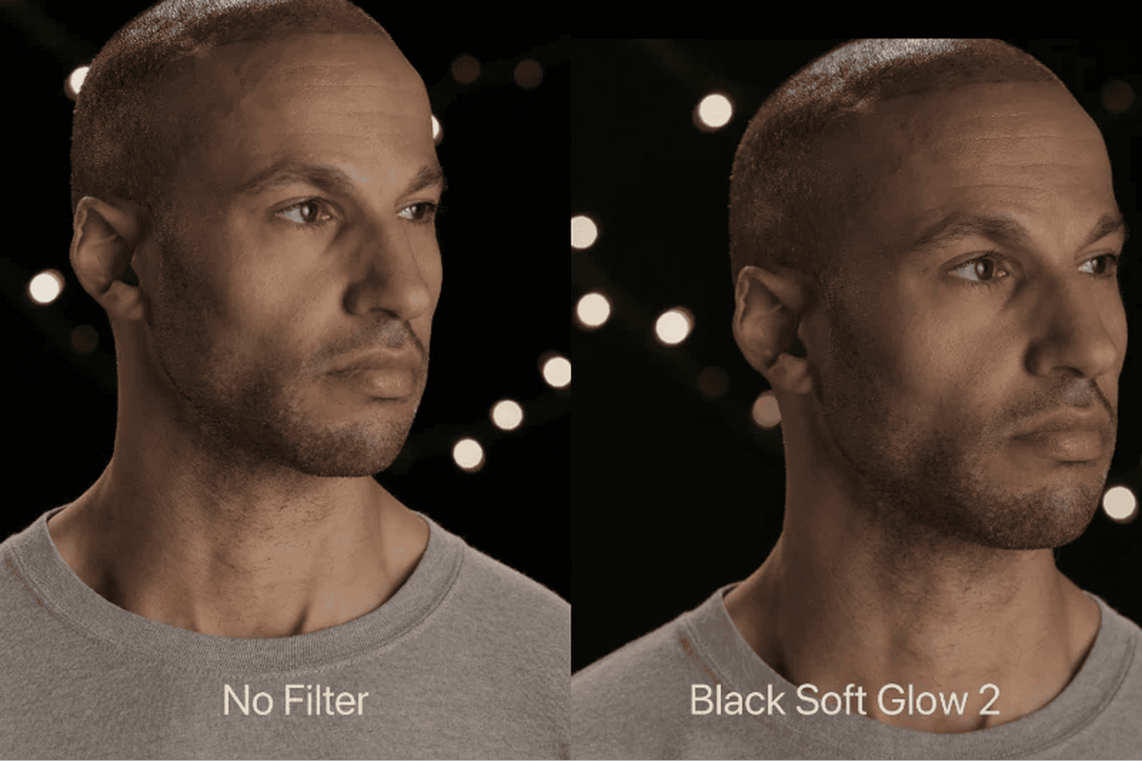 4 x 5.650" Black Soft Glow MPTV Camera Filter