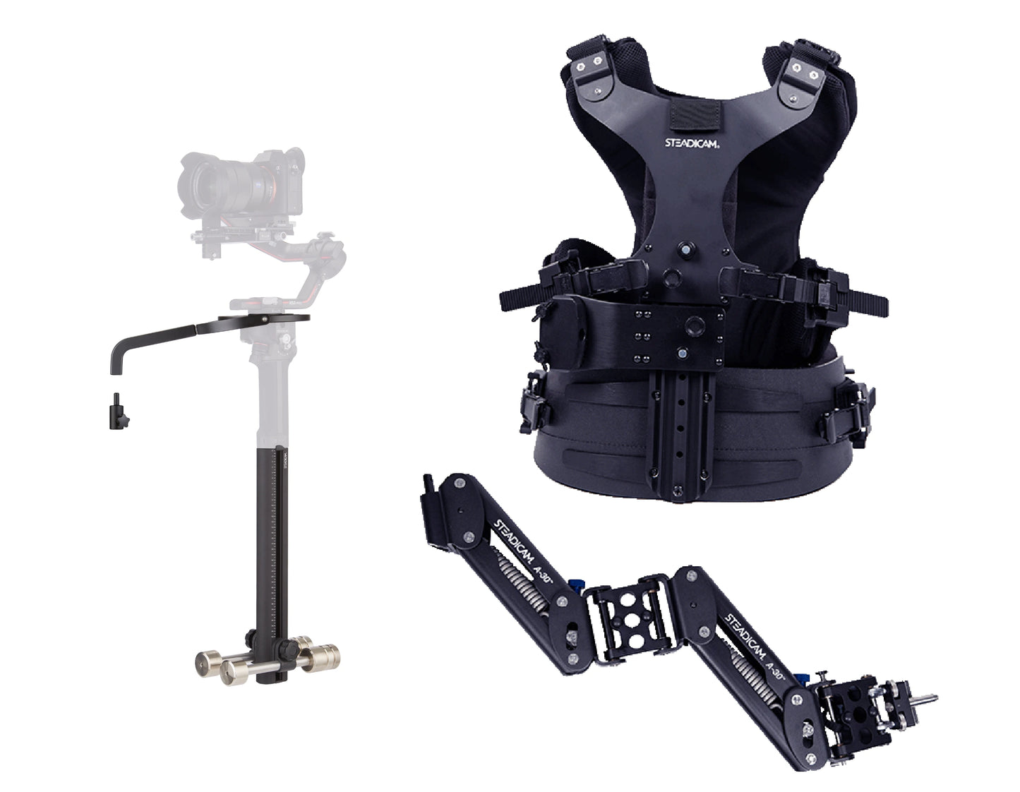 Steadimate-RS for the DJI Ronin RS-2, RS-3, RS-3Pro, and RS4Pro