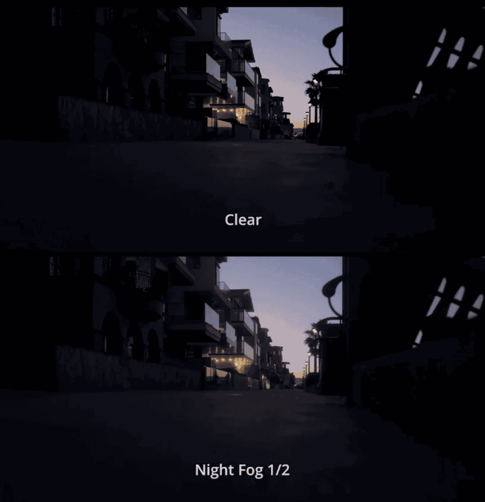 Night Fog Filters