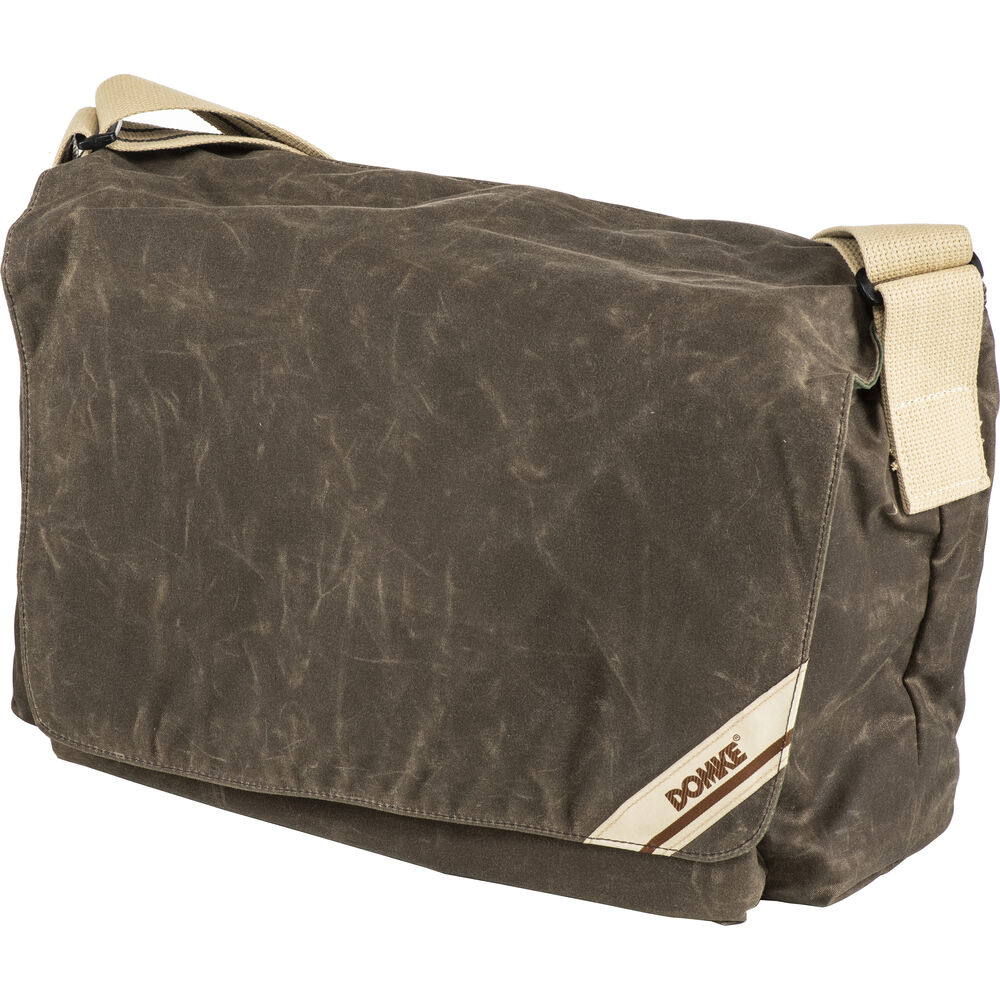 DOMKE Large Photo Courier Bag (Brown RuggedWear Waxed Canvas)